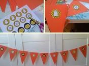 Desafío Love Craft (V): Banderines Halloween naranjas marco fotos