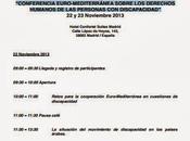 “Conferencia Euro-Mediterránea sobre Derechos Humanos Personas Discapacidad”
