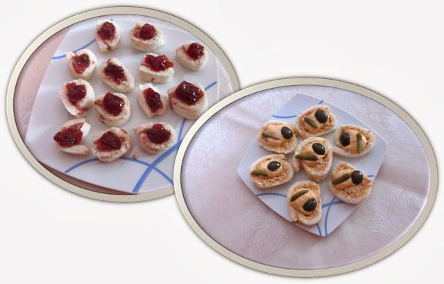 CANAPES  CON SALSA TARTARA