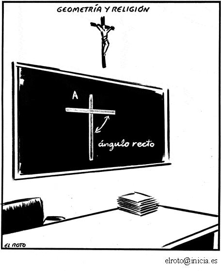 El Roto geometría y religión