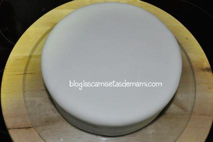 tarta boda fondant