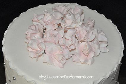 tarta boda fondant