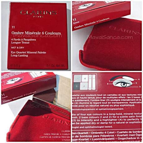 CLARINS Cuarteto de sombras Minerales 11 Forest CLARINS Cuarteto de sombras Minerales 11 Forest