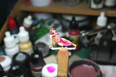 Últimas luces del ropaje de la esclava