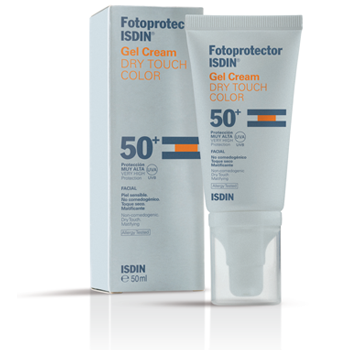 Fotoprotector ISDIN Gel Cream DRY TOUCH COLOR