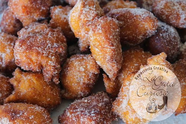 BUÑUELOS DE ZANAHORIA CON NUECES