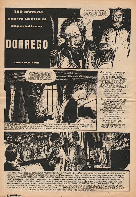 El fusilamiento de Dorrego según El Descamisado