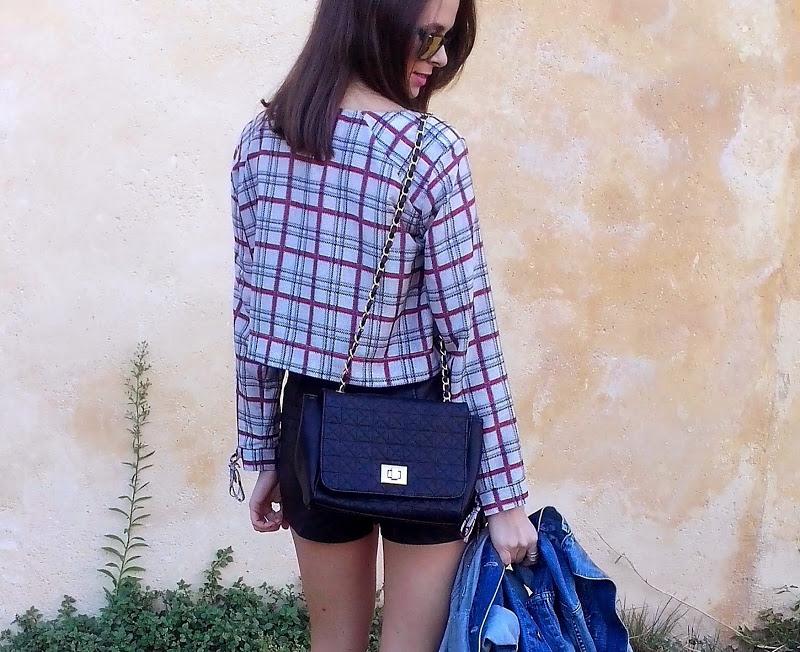 PLAID & LEATHER