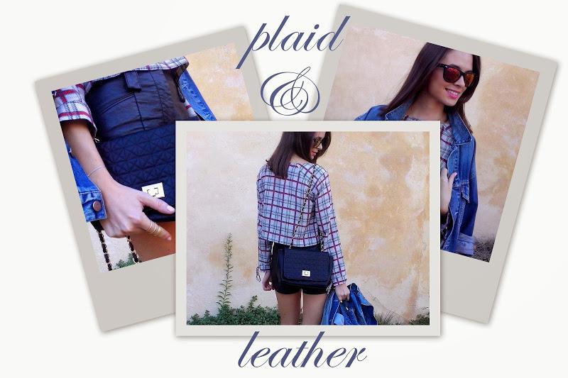 PLAID & LEATHER
