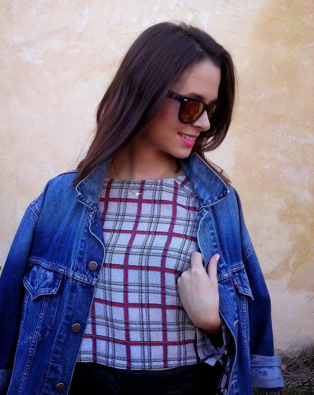 PLAID & LEATHER