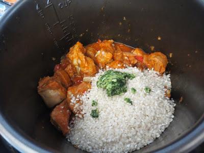 Arroz con costillas en olla GM