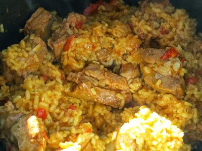 Arroz con costillas en olla GM