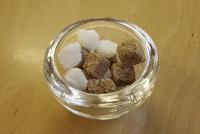 Azúcar moreno y blanco azucar moreno y blanco