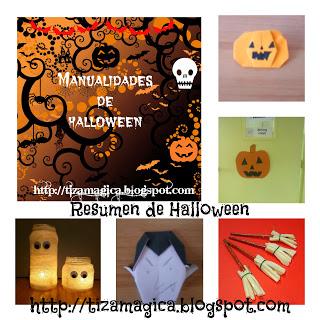 ¡Feliz Halloween! Resumen de manualidades