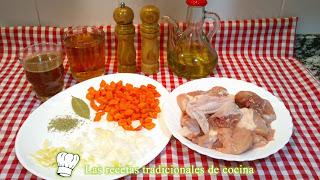 ingredientes del pollo a la cerveza