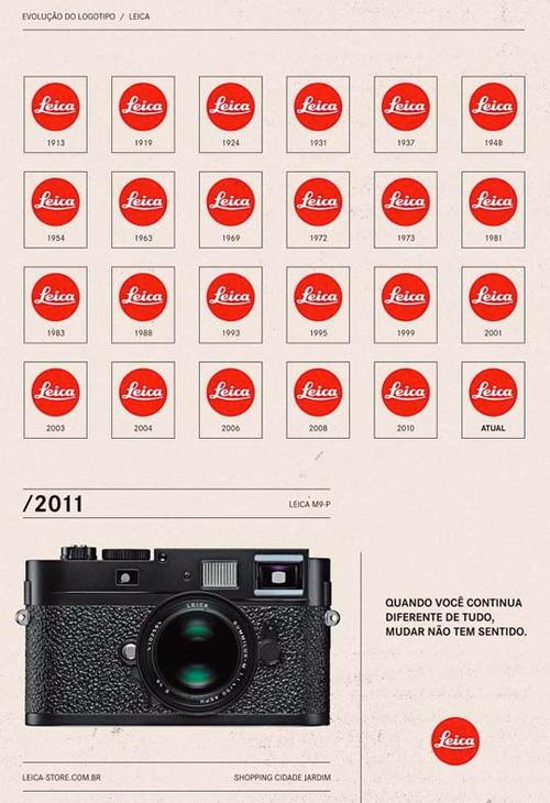 fotomaf:

Me gusta mucho la evolución del logo de Leica… 

street-chronicles:

Leica M9-P advertisement
