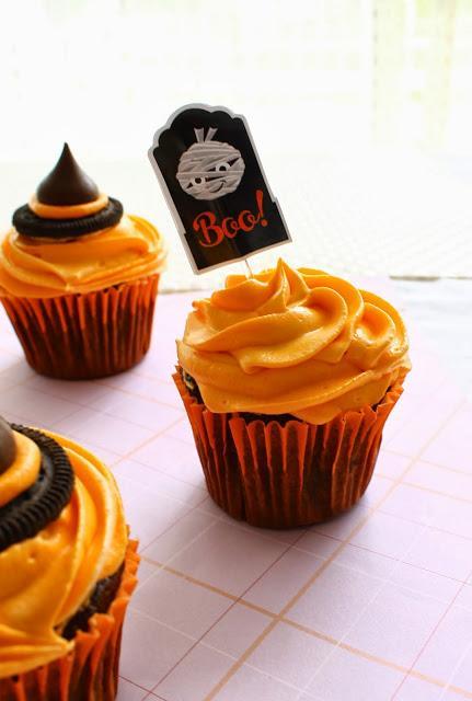 Halloween Cupcakes de Chocolate