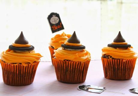 Halloween Cupcakes de Chocolate