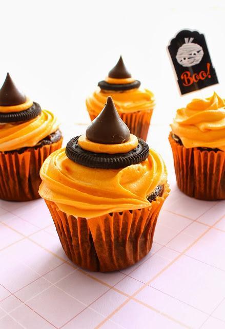 Halloween Cupcakes de Chocolate