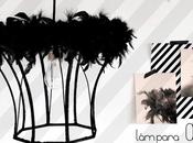 DIY: lámpara plumas!
