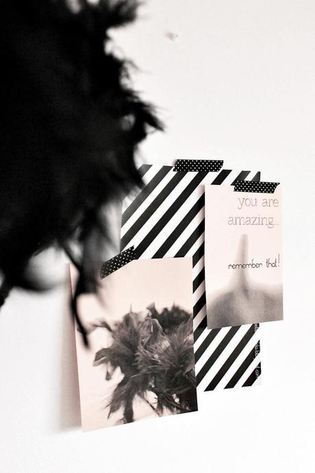 DIY: lámpara de plumas!