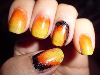 Manicura Halloween.