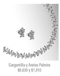 Gargantilla y Aretes Palmira