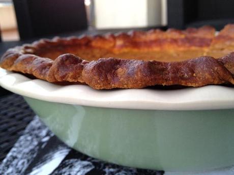 Tarta de calabaza (Pumpkin Pie) tartas pies americanos tarta de calabaza halloween recetas rápidas de tartas recetas postres y dulces americanos halloween recetas fáciles de postres con verduras y frutas recetas delikatissen recetas de un día para otro de tartas Recetas Americanas receta Tarta de calabaza (Pumpkin Pie)