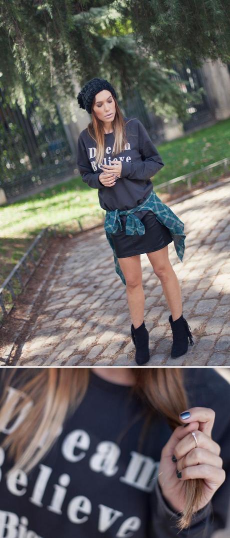 street style barbara crespo dream believe a bicyclette sweatshirt botanical garden madrid outfit street style barbara crespo dream believe a bicyclette sweatshirt botanical garden madrid outfit