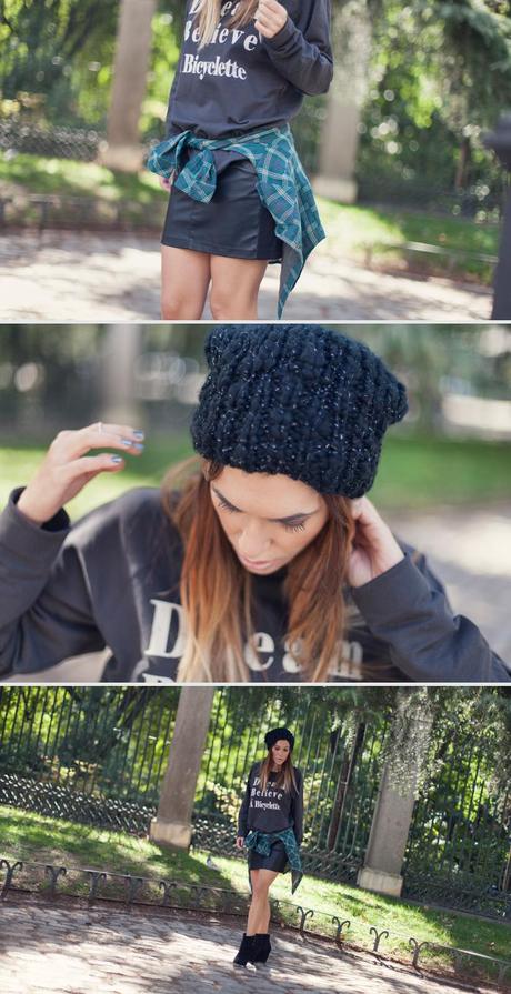 street style barbara crespo dream believe a bicyclette sweatshirt botanical garden madrid outfit street style barbara crespo dream believe a bicyclette sweatshirt botanical garden madrid outfit