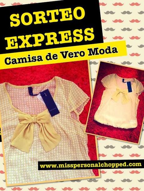 SORTEO EXPRESS!!! Camisa de Vero Moda! SORTEO EXPRESS!!! Camisa de Vero Moda!