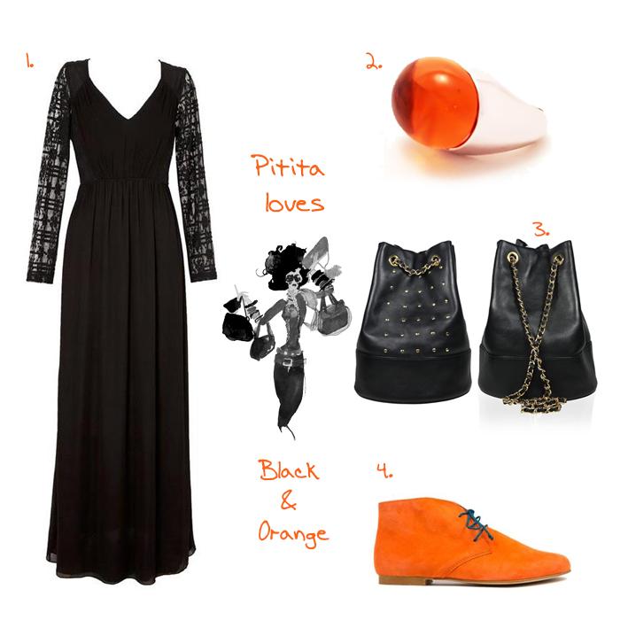 look halloween b and orange PITITA LOVES Halloween