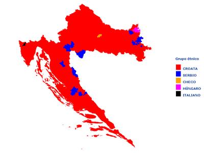 Cambios en el mapa de los Balcanes VI: Guerra e independencia de Croacia