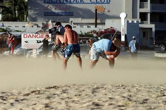 Debe ser la peor playa del mundo