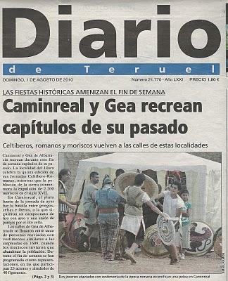 Lugnasad 2010, Caminreal Teruel