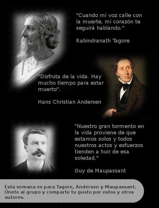 Semana dedicada a Tagore, Andersen y Maupassant