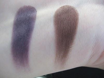 Swatches sombras Martora y corrector blanco