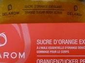 Exfoliante azúcar naranja delarom.