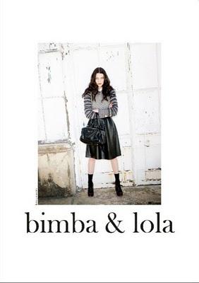 Marina Perez en la campaña Bimba y Lola 2010/2011