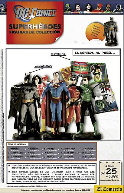 Llegan las figuras de colección de la DC al Perú