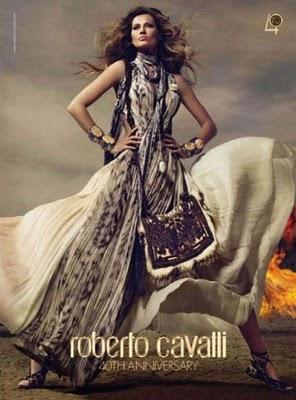 Gisele Bundchen, la top por excelencia, en portada de Harper's Bazaar UK, e imagen de Roberto Cavalli