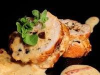 Recetas de cocina: Muslo relleno con polenta grillada