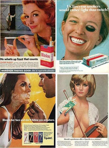 Publicidad vintage de cigarros