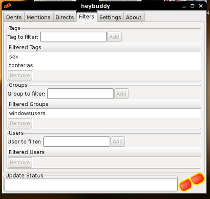 Heybuddy, cliente ligero para Identi.ca