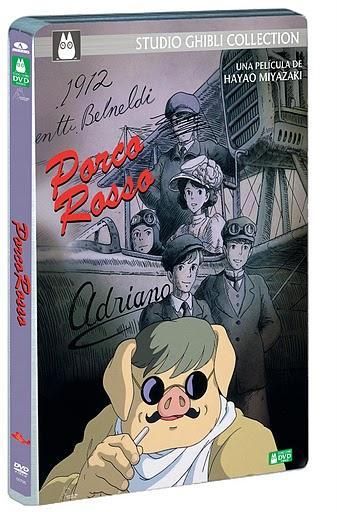 Así son los menús del DVD de 'Porco Rosso'