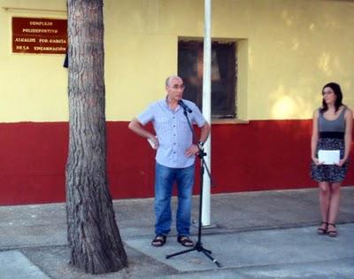 Sencillo homenaje al que fuera primer alcalde democrático de Chinchilla.