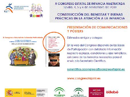 X Congreso Estatal sobre la Infancia Maltratada