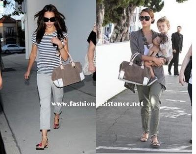 Jessica Alba también elige el bolso Amazona de Loewe