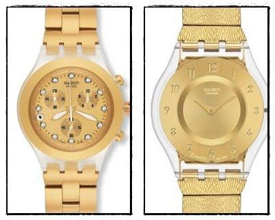 Golden watches