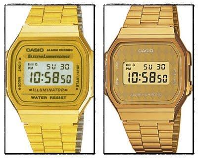 Golden watches